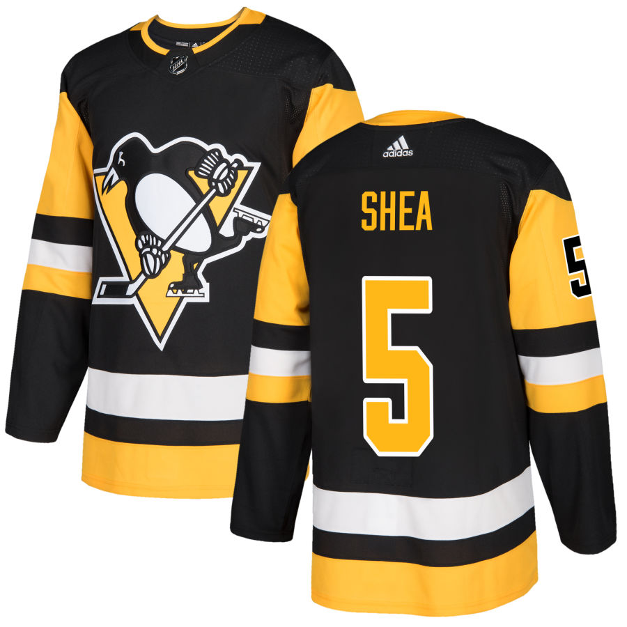 Ryan Shea Pittsburgh Penguins adidas Authentic Jersey - Black