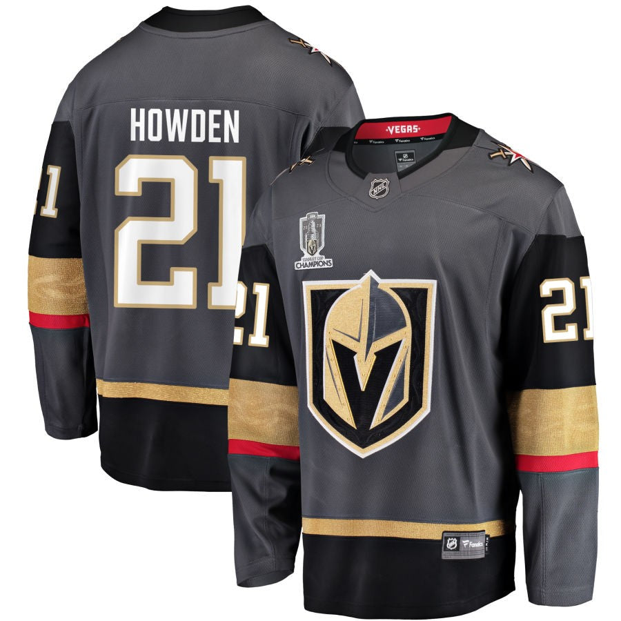 Brett Howden  Vegas Golden Knights Fanatics Branded 2023 Stanley Cup Champions Alternate Breakaway Jersey - Black