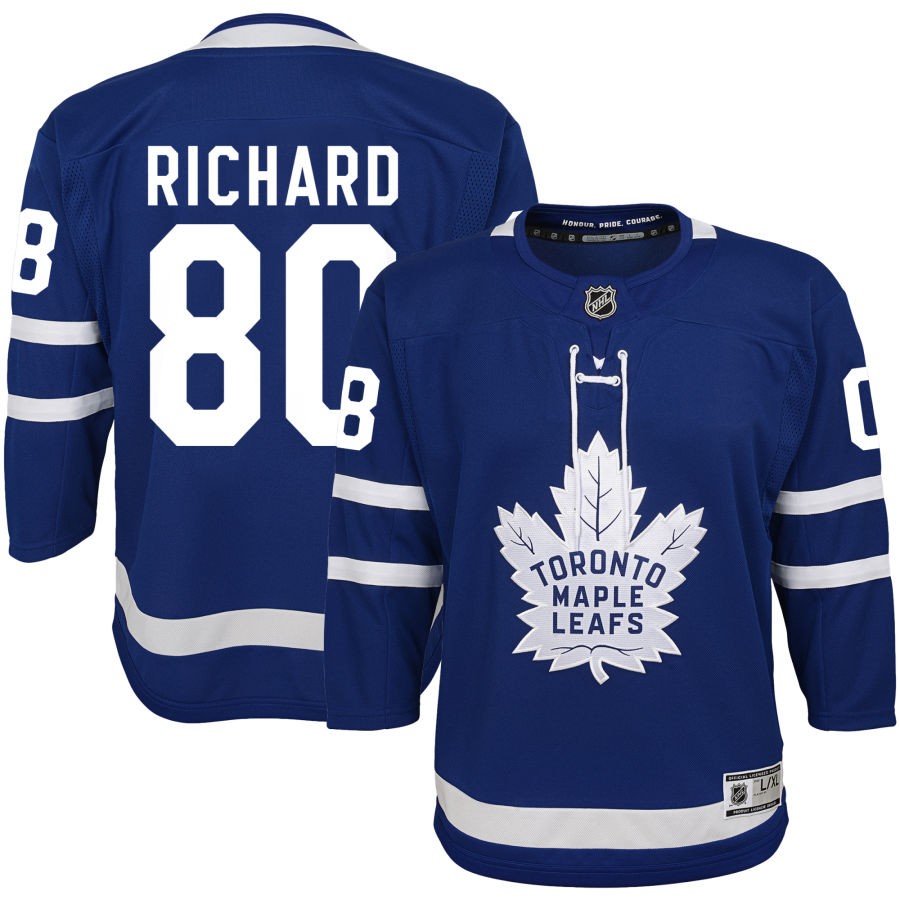 Samuel Richard Toronto Maple Leafs Youth Home Premier Jersey - Blue