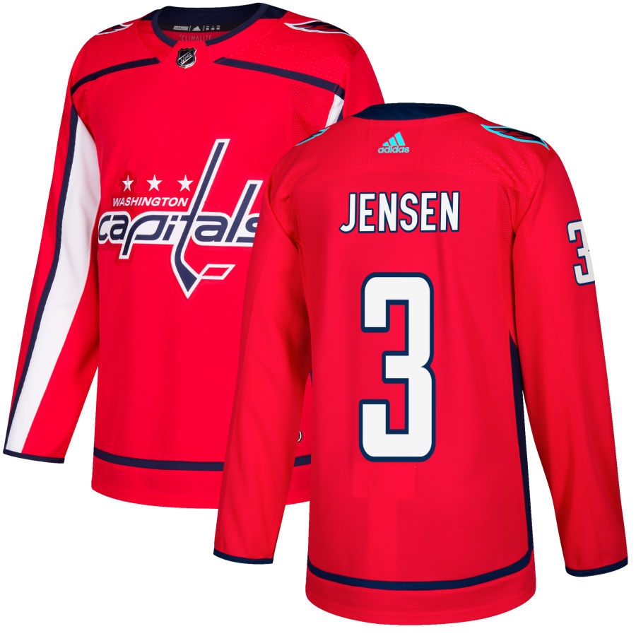 Nick Jensen Washington Capitals adidas Authentic Jersey - Red